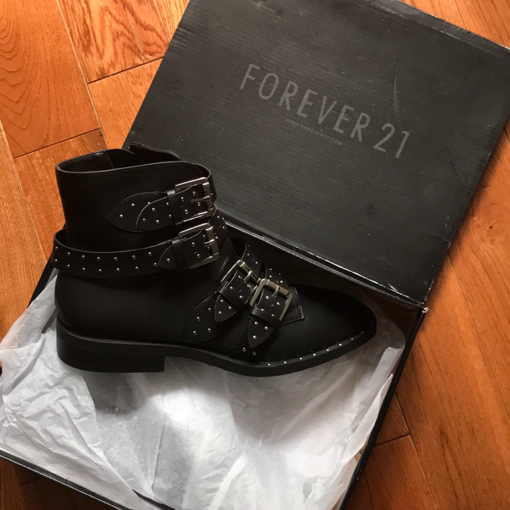 Forever 21 Studded Boots